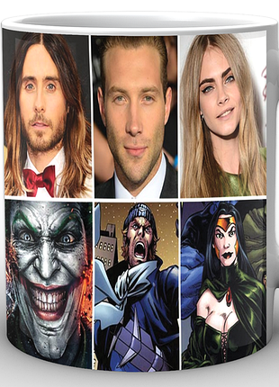 Кружка geekland белая отряд самоубийц suicide squad герои фильма ss.02.020