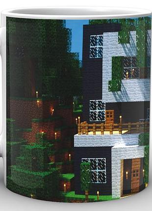 Кухоль geekland minecraft майнкрафт будинок mс.02.025.686