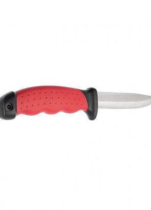 Нож 100 мм, с чехлом intertool ht-0536 6