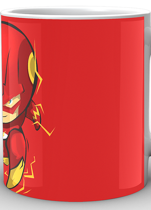 Кружка geekland белая флэш flash бежит минимализм fs.02.014