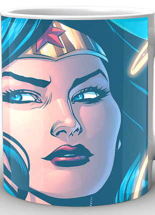 Кружка geekland белая чудо-женщина wonder woman face ww.02.020
