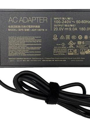 Блок живлення asus 20v 9a 180w 6.0*3.7 pin slim original prc (adp-180tb h)