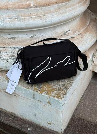 Сумка через плече lacoste/сумка лакост/сумка чоловіча