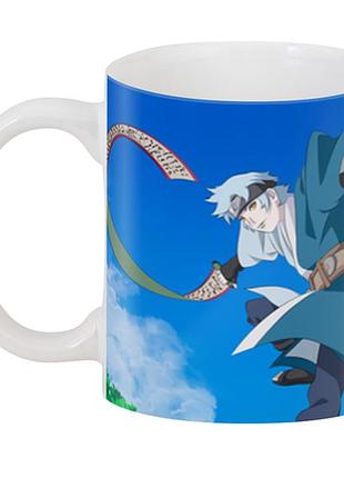 Кружка geek land белая боруто новое поколение наруто boruto naruto next generations na.02.75