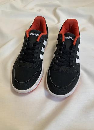 Чорні кросівки adidas hoops 2.0 2