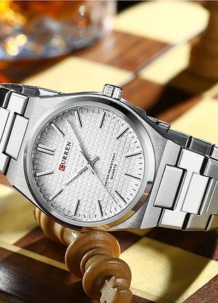 Curren 8439 silver-white 4