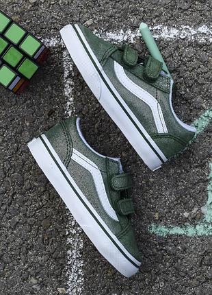 Vans old school v оригінал шкіряні кеди розмір 30 7