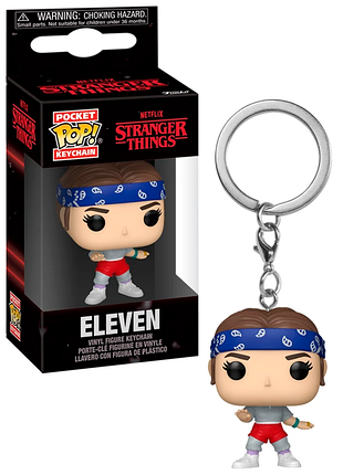 Фігурка брелок funko pop одинадцять stranger things дуже дивні справи 4 см fk st e 1780