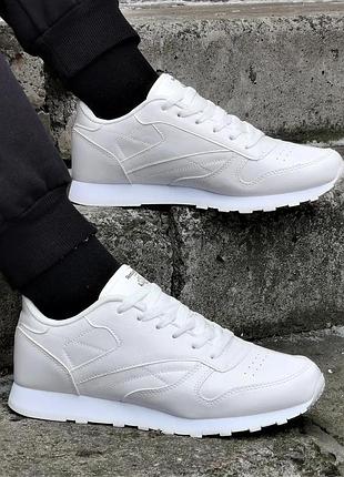Кросівки reebok classic білі рибок шкіра жіночі (розміри: 40)