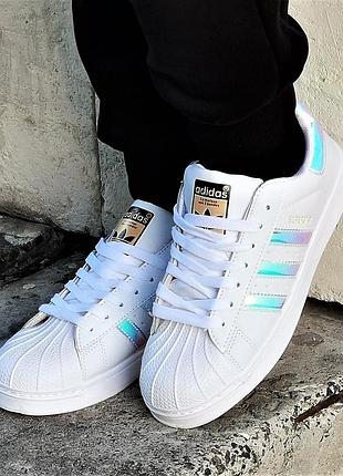 Кроссовки adidas superstar белые адидас суперстар кожаные (размеры: 37,38,39,40) - 29-1 видео обзор