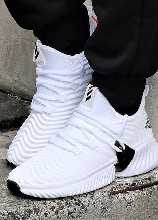 Кроссовки adidas alphabounce белые адидас женские волна (размеры: 39,40) видео обзор