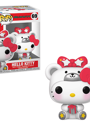 Фигурка funko pop хэллоу китти hello kitty polar bear 10 см fp hk pb 69