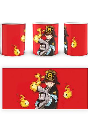 Кружка geekland fire force пламенная бригада пожарных ff.01.04
