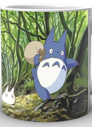 Кружка geek land белая мой сосед тоторо my neighbor totoro маленький тоторо nt.02.005