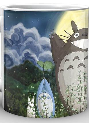 Кружка geek land белая мой сосед тоторо my neighbor totoro ночь nt.02.014.998