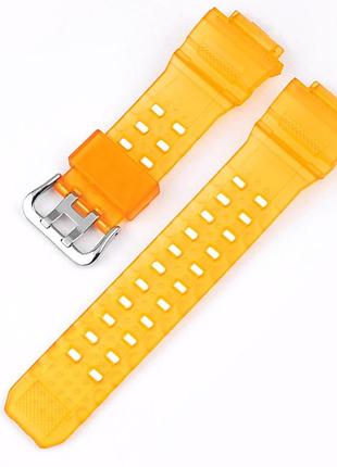 Ремешок для casio g-shock gw-9400 transl yellow si 2