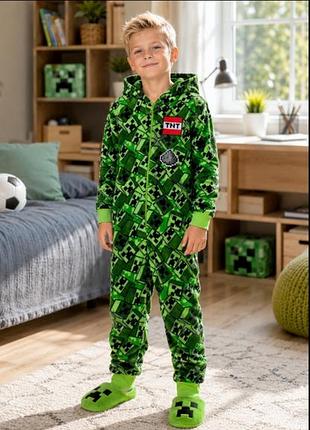 Шикарный слип, кенгуруми, комбез minecraft primark