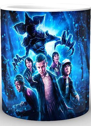 Кухоль geekland stranger things дуже дивні справи постер st.02.013