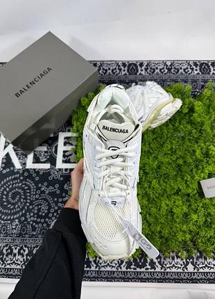 Balenciaga runner white 4