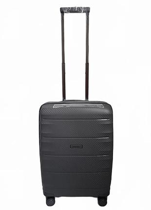Чемодан airtex 242b цвет серый размер маленький s