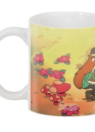 Кружка гравити фолз gravity falls flowers gf.02.06