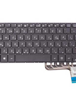 Клавиатура для ноутбука asus zenbook ux305 черная, без фрейма