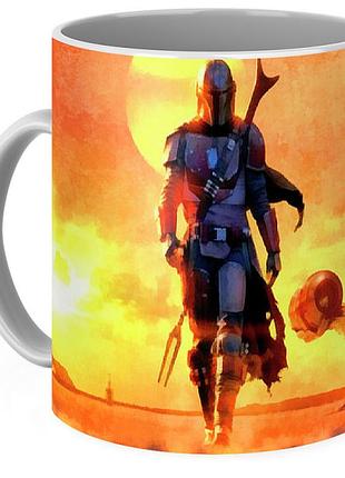 Кружка geekland звёздные войны мандалорец мандалорец star wars the mandalorian атака клонов tm.04.23