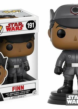 Фігурка funko pop фанко поп star wars зіркові війни останній джедай фін finn 10 см sw f 191