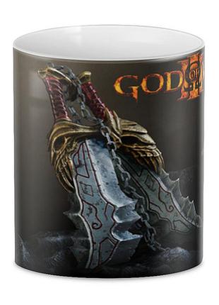 Кружка god of war лезвие хаоса