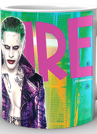 Кружка geekland біла джокер joker яскравий фон jk.02.005