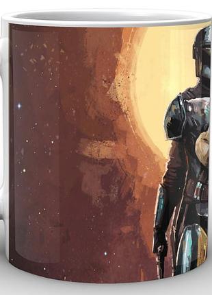 Кухоль geekland зоряні війни мандалорець мандалорець та йода star wars the mandalorian tm.04.04