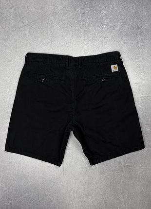 Carhartt john short чорні базові шорти бермуди чоловічі 36 оригінал