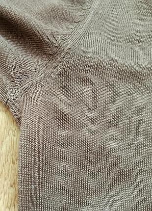 Кардиган massimo dutti (100% лен), xl 5