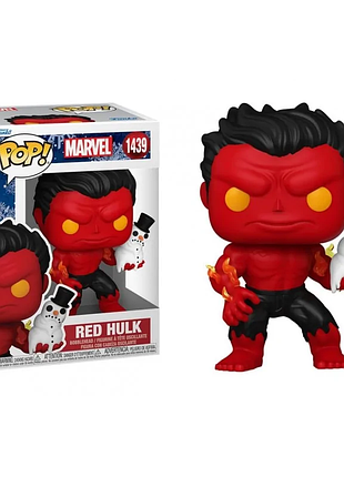 Фигурка funko pop марвел красный халк marvel holiday red hulk 10 см mh rh 1439