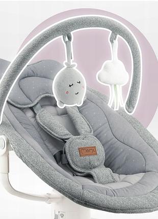 Крісло-гойдалка momi pearl grey 3
