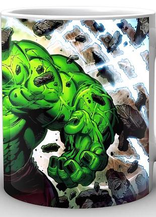 Кухоль geek land білий халк hulk comics artwork hu.02.003