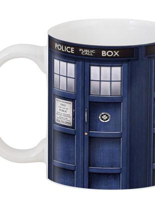 Кружка geekland белая доктор кто doctor who тардис dw.02.067