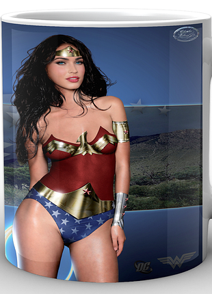 Кружка geekland белая чудо-женщина wonder woman stars ww.02.006