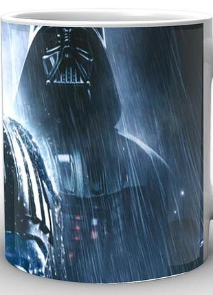 Кружка geek land біла star war на фоні дощу sw.002.12