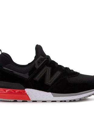Чоловічі кросівки new balance 574 чорні нью беланс (розміри: 41,42,43,44)