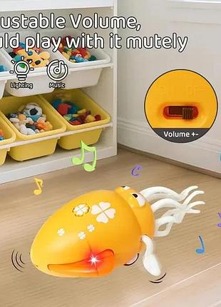 Игрушка "музыкальный танцующий осьминог" 4