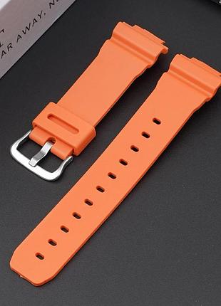 Ремешок для casio g-shock dw-6900 orange si 2