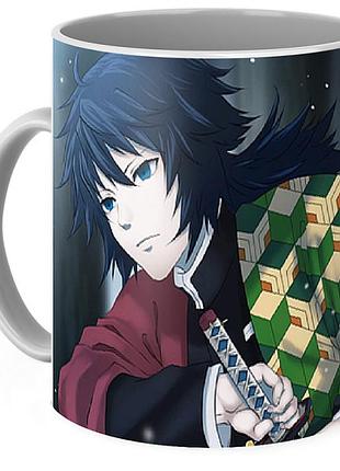 Кружка geekland demon slayer: kimetsu no yaiba клинок, рассекающий демонов томиока сабито ky.02.01