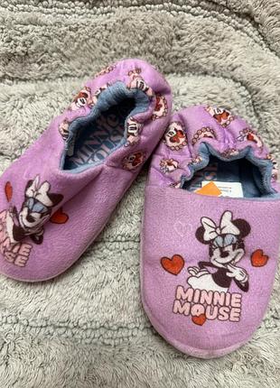 Тапки для дівчинки disney 26 р.( уст 17 см,по підошві 18 см