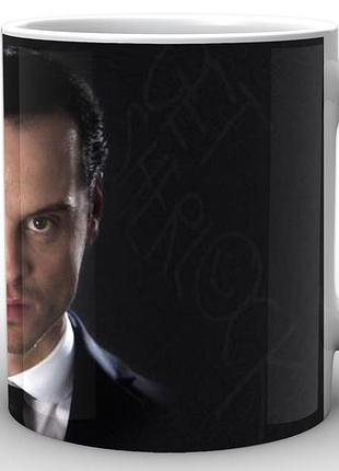 Кружка geek land белая шерлок холмс sherlock moriarty sherlock bbc sh.002.05