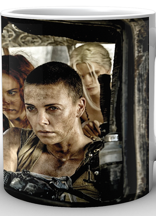 Кружка geekland белая безумный макс mad max накс и фуриоза mm.02.011