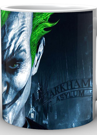 Кружка geekland белая джокер joker две стороны jk.02.001