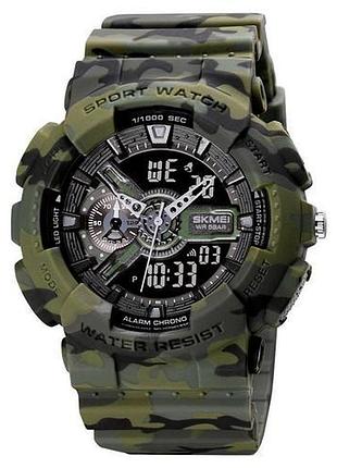 Skmei 1688 green-black military