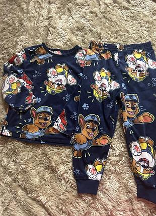 Велюрова піжама paw patrol primark