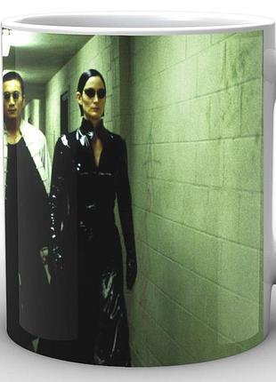 Кружка geek land белая матрица the matrix тринити и марфеус mx.002.09